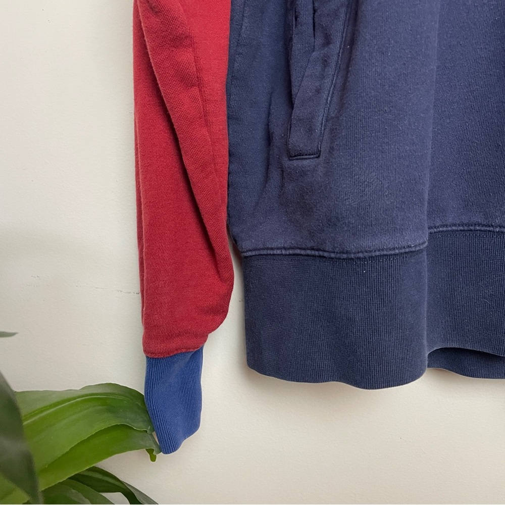 TEDDY FRESH Colorblock Hoodie Navy Green Red Size Men's Small - Picture 11 of 14